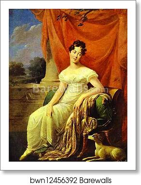 Portrait of S. P. Apraksina by Henri Francois Riesener, Art Print Portrait of S. P. Apraksina by Henri Francois Riesener, Art Print