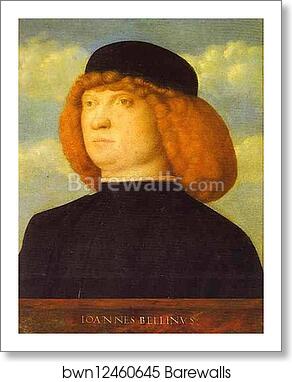Portrait of a Man by Giovanni Bellini, Art Print