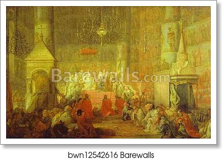 Coronation of Catherine II, September 22, 1762 by Stefano Torelli, Art Print Coronation of Catherine II, September 22, 1762 by Stefano Torelli, Art Print