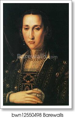 Portrait of Eleonora of Toledo as an Old Woman by Agnolo Bronzino, Art Print