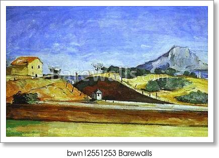 The Railway Cutting by Paul Cézanne, Art Print