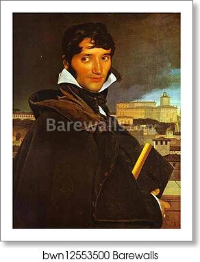 Portrait of Francois-Marius Granet by Jean-Auguste-Dominique Ingres, Art Print Portrait of Francois-Marius Granet by Jean-Auguste-Dominique Ingres, Art Print
