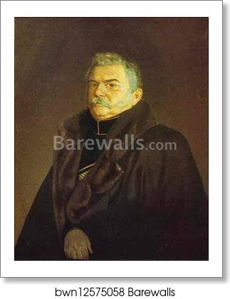 Portrait of Adjutant-General K. A. Shilder by Sergey Zaryanko, Art Print Portrait of Adjutant-General K. A. Shilder by Sergey Zaryanko, Art Print