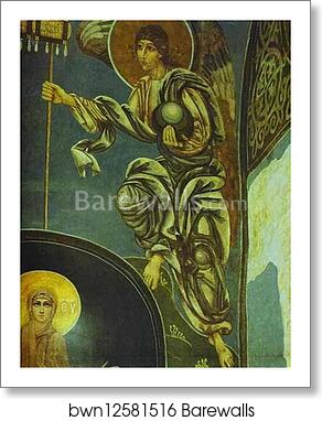 Angel with Labara by Mikhail Vrubel, Art Print