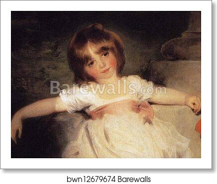 The Children of Ayscoghe Boucherett. Detail by Sir Thomas Lawrence, Art Print