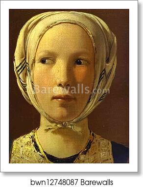The Fortune-Teller. Detail by Georges De La Tour, Art Print