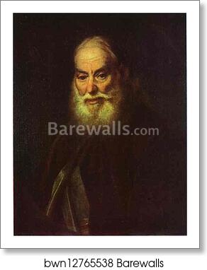 Portrait of G. K. Levitzky, Artist's Father by Dmitry Levitzky, Art Print