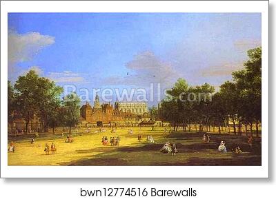 London: the Old Horse Guards and Banqueting Hall, from St. James' Park by Giovanni Antonio Canale, Called Canaletto, Art Print London: the Old Horse Guards and Banqueting Hall, from St. James' Park by Giovanni Antonio Canale, Called Canaletto, Art Print