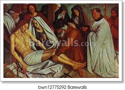 Pieta by Jean Fouquet, Art Print