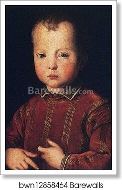 Portrait of Garcia de'Medici by Agnolo Bronzino, Art Print