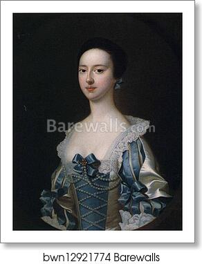 Anne Bateman, Later Mrs John Gisborne by Joseph Wright Of Derby, Art Print