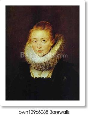 Portrait of the Lady-in-Waiting of the Infanta Isabella by Peter Paul Rubens, Art Print