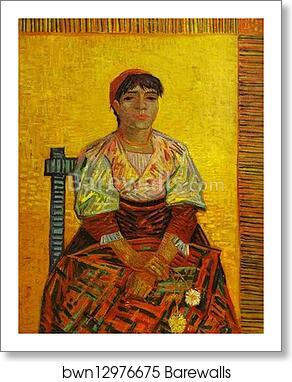 The Italian Woman by Vincent Van Gogh, Art Print