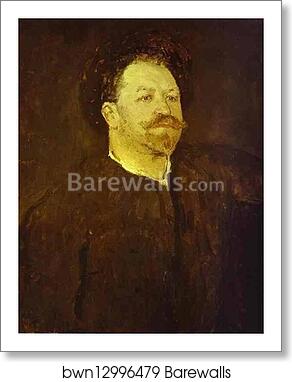Portrait of the Italian Singer Francesco Tamagno by Valentin Serov, Art Print Portrait of the Italian Singer Francesco Tamagno by Valentin Serov, Art Print