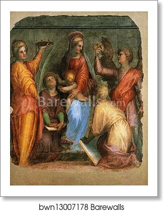 Sacra Conversazione by Jacopo Carrucci, Known As Pontormo, Art Print Sacra Conversazione by Jacopo Carrucci, Known As Pontormo, Art Print