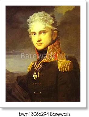 Portrait of Count Pavel Stroganoff (1772-1817) by Jean-Laurent Mosnier, Art Print