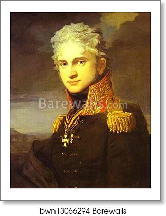 Portrait of Count Pavel Stroganoff (1772-1817) by Jean-Laurent Mosnier, Art Print Portrait of Count Pavel Stroganoff (1772-1817) by Jean-Laurent Mosnier, Art Print