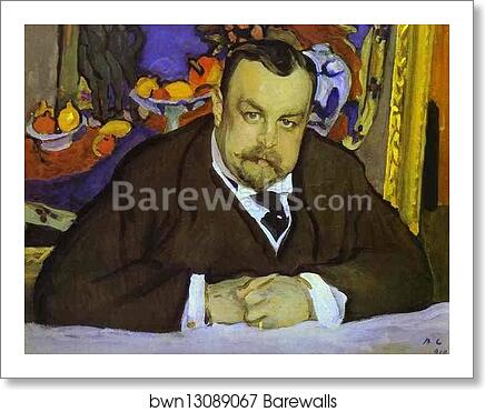 Portrait of Ivan Morozov by Valentin Serov, Art Print