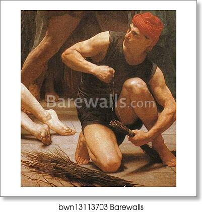 The Flagellation of Christ. Detail by William-Adolphe Bouguereau, Art Print The Flagellation of Christ. Detail by William-Adolphe Bouguereau, Art Print