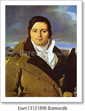 Portrait of Joseph-Antoine Moltedo by Jean-Auguste-Dominique Ingres, Art Print Portrait of Joseph-Antoine Moltedo by Jean-Auguste-Dominique Ingres, Art Print