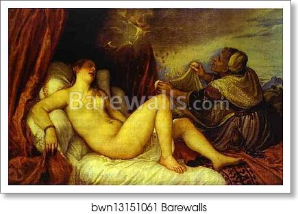 Danae by Titian, Art Print