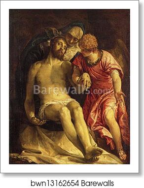 Lamentation of Christ by Paolo Veronese, Art Print