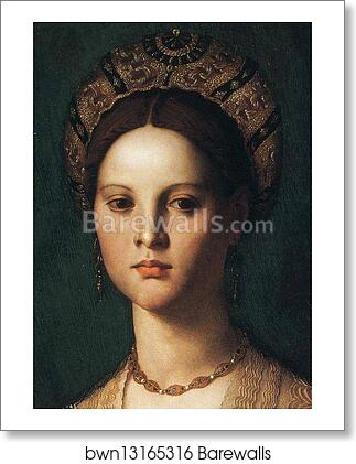 Lady in a Red Dress with a Fair-Haired Little Boy. Detail by Agnolo Bronzino, Art Print Lady in a Red Dress with a Fair-Haired Little Boy. Detail by Agnolo Bronzino, Art Print