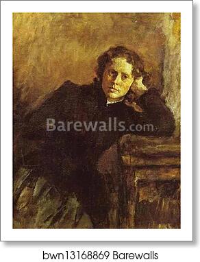 By the Window. Portrait of Olga Trubnikova by Valentin Serov, Art Print
