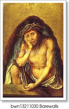 Christ as the Man of Sorrows by Albrecht Dürer, Art Print