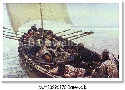 Stepan Razin by Vasily Surikov, Art Print