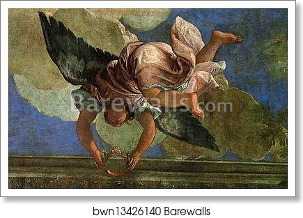 Triumph of Venice. Detail by Paolo Veronese, Art Print