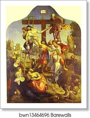 Descent from the Cross by Jan Gossaert, Called Mabuse, Art Print Descent from the Cross by Jan Gossaert, Called Mabuse, Art Print