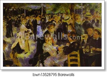 La Moulin de la Galette by Pierre-Auguste Renoir, Art Print