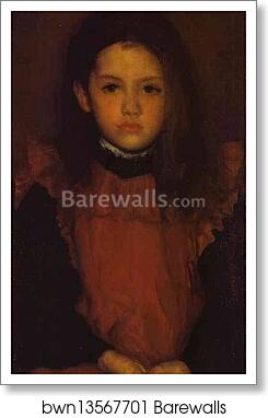 The Little Rose of Lyme Regis by James Abbott Mcneill Whistler, Art Print