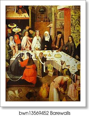 Marriage Feast at Cana by Hieronymus Bosch, Art Print