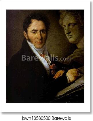 Portrait of the Artist N.I. Utkin with a Pencil by Vasily Tropinin, Art Print Portrait of the Artist N.I. Utkin with a Pencil by Vasily Tropinin, Art Print