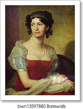 Portrait of Princess M. I. Dolgorukaya by Vladimir Borovikovsky, Art Print