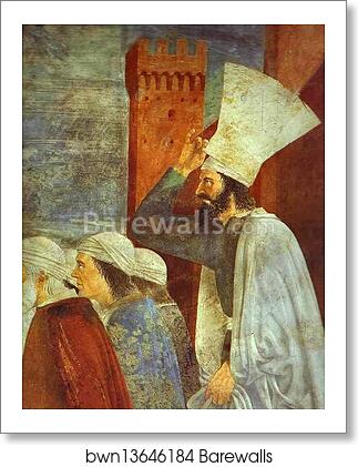 Legend of the True Cross: Exaltation of the Cross. Detail by Piero Della Francesca, Art Print Legend of the True Cross: Exaltation of the Cross. Detail by Piero Della Francesca, Art Print