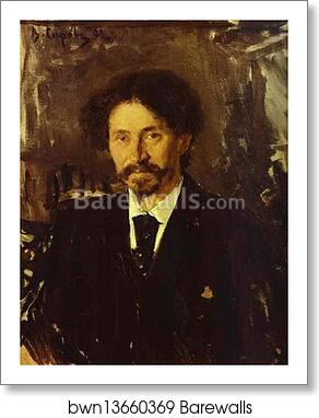 Portrait of the Artist Ilya Repin by Valentin Serov, Art Print Portrait of the Artist Ilya Repin by Valentin Serov, Art Print
