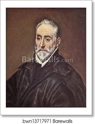 Portrait of Antonio de Covarrubias y Leiva by El Greco, Art Print Portrait of Antonio de Covarrubias y Leiva by El Greco, Art Print