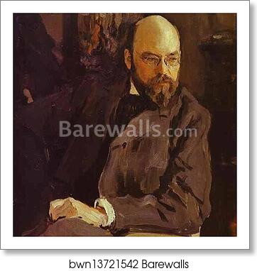 Portrait of the Artist Ilya Ostroukhov by Valentin Serov, Art Print Portrait of the Artist Ilya Ostroukhov by Valentin Serov, Art Print