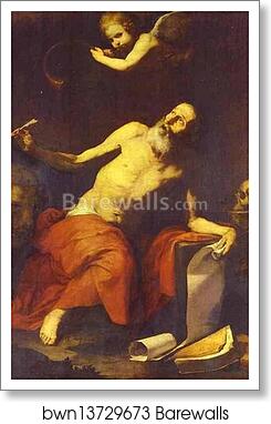 St. Jerome Hears the Trumpet by Jusepe De Ribera, Art Print