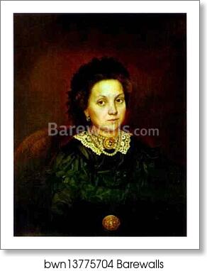 Portrait of M. A. Grigoryeva by Pavel Tchistyakov, Art Print