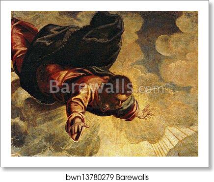 Temptation of Saint Anthony. Detail by Jacopo Robusti, Called Tintoretto, Art Print Temptation of Saint Anthony. Detail by Jacopo Robusti, Called Tintoretto, Art Print