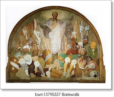 The Resurrection of Christ by Jacopo Carrucci, Known As Pontormo, Art Print