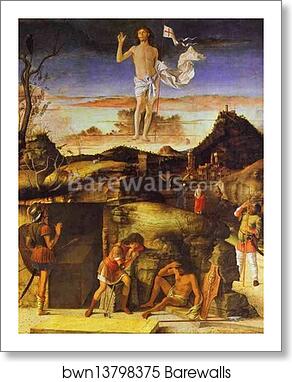 The Resurrection by Giovanni Bellini, Art Print