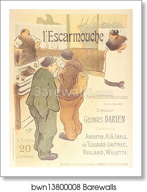 Le journal illustré "l'Escarmouche" by Henri-Gabriel Ibels, Art Print