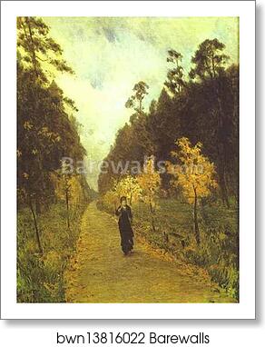 Autumn Day. Sokolniki by Isaac Levitan, Art Print
