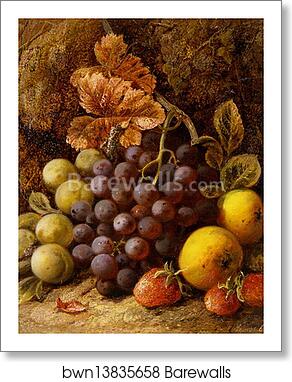 Still Life of Fruit by George Clare, Art Print