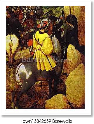 The Conversion of St. Paul. Detail by Pieter Bruegel The Elder, Art Print The Conversion of St. Paul. Detail by Pieter Bruegel The Elder, Art Print